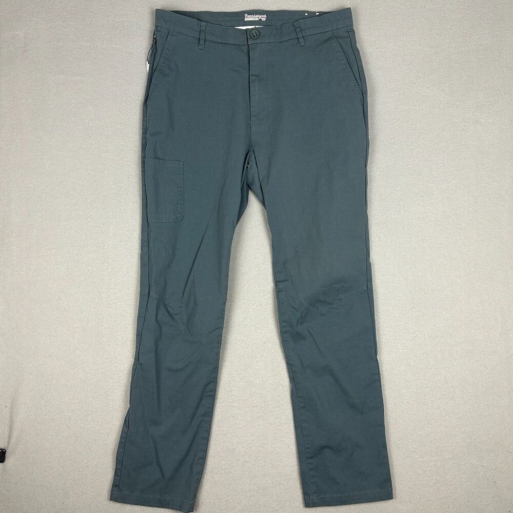 Beardedgoat Mens Size 35 Soft Goods Union Utility Pants Slate Grey Stretch